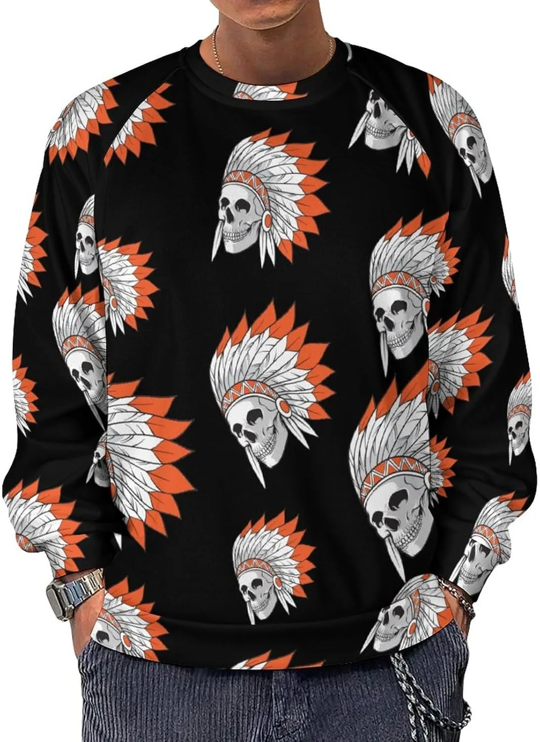 Футболка мужская American Indian Eagle Chief Skull с графическим принтом GYAUOLOP5
Футболка мужская American Indian Eagle Chief Skull с графическим принтом GYAUOLOP5