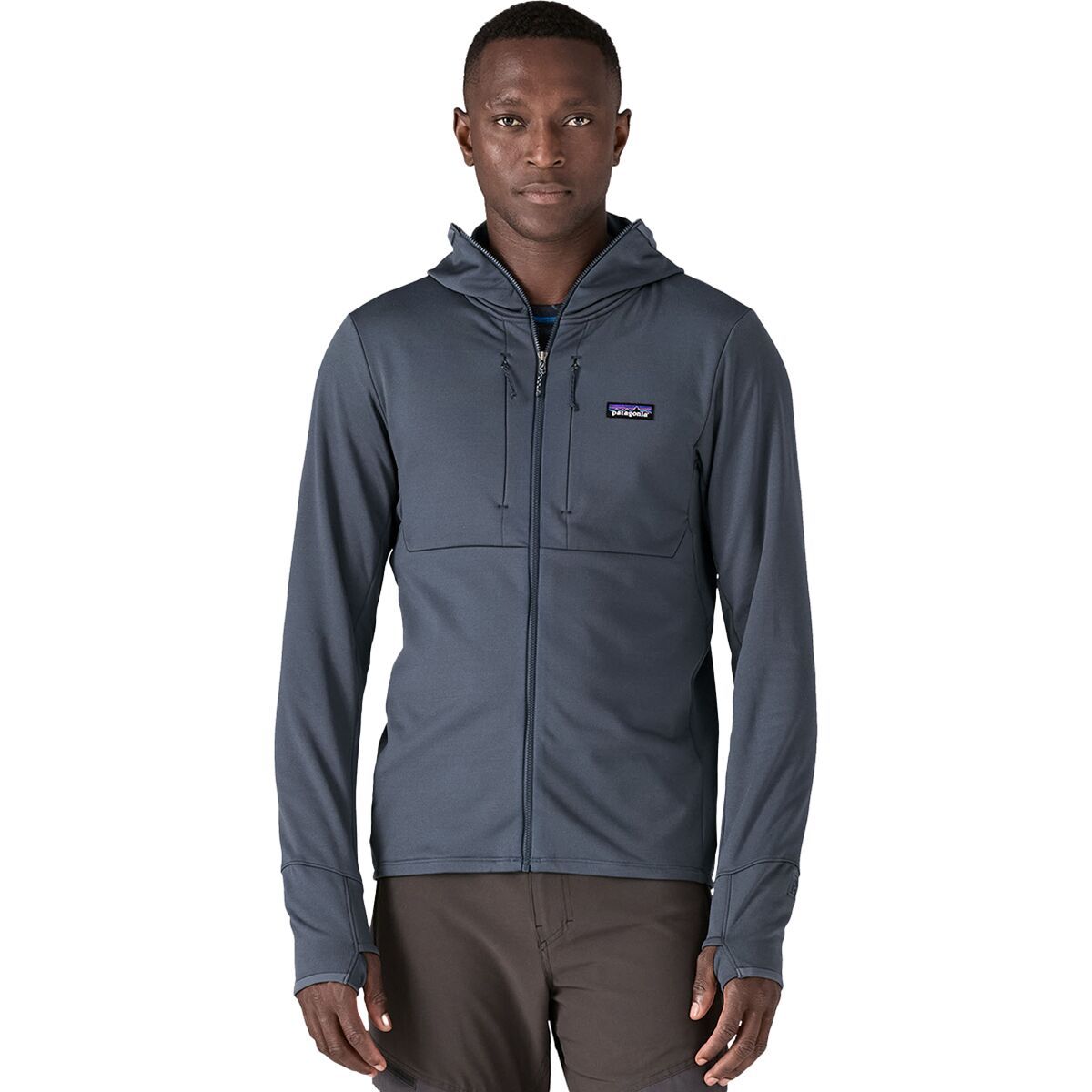 R1 термо худи на молнии с капюшоном Patagonia, синий
R1 термо худи на молнии с капюшоном Patagonia, синий