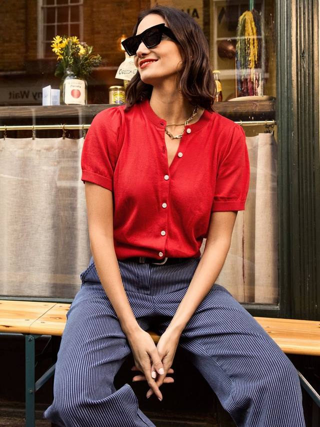 Кардиган из чистого органического хлопка sasha Baukjen, цвет Crimson Red
Кардиган из чистого органического хлопка sasha Baukjen, цвет Crimson Red