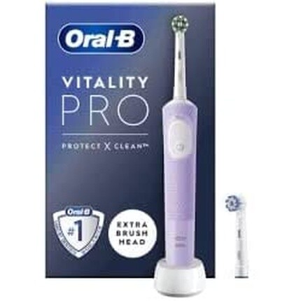Аккумуляторная зубная щетка Oral-B Vitality Pro с 3 режимами чистки, Braun
Аккумуляторная зубная щетка Oral-B Vitality Pro с 3 режимами чистки, Braun