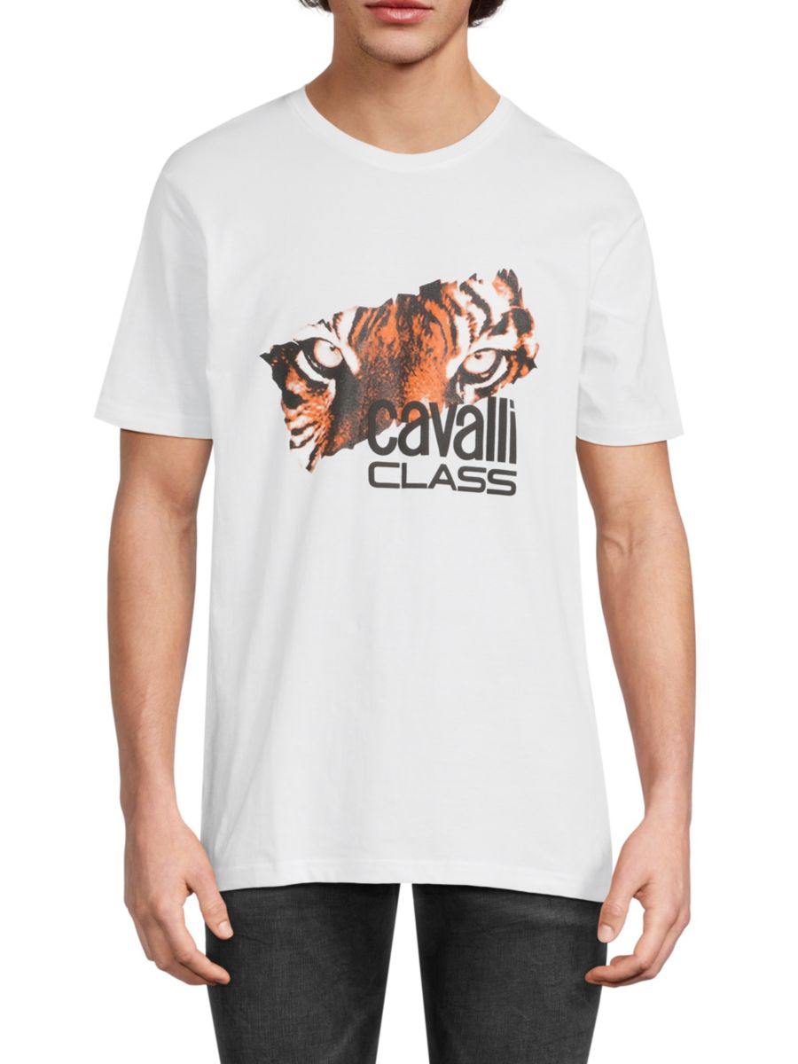 Футболка с короткими рукавами и графическим принтом Cavalli Class by Roberto Cavalli, белый
Футболка с короткими рукавами и графическим принтом Cavalli Class by Roberto Cavalli, белый