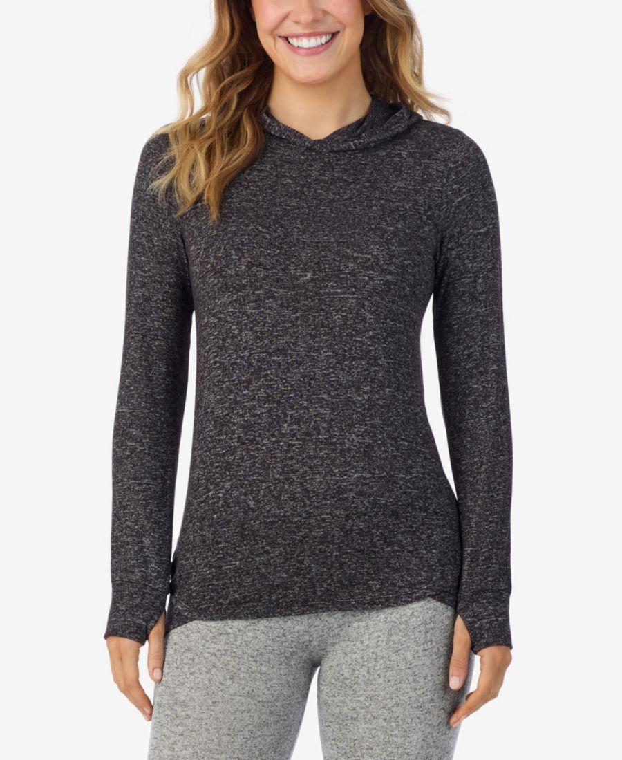 Женская мягкая трикотажная туника с длинными рукавами и капюшоном Cuddl Duds, Heather coal
Женская мягкая трикотажная туника с длинными рукавами и капюшоном Cuddl Duds, Heather coal