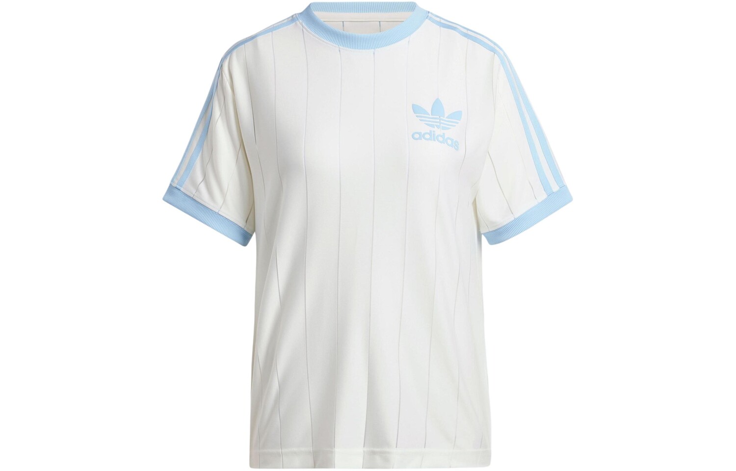 Футболка с тремя полосками женская, цвет белый Adidas Originals
Футболка с тремя полосками женская, цвет белый Adidas Originals
