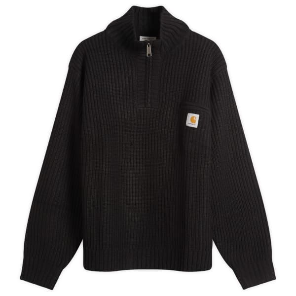 Свитер с половинной молнией Detroit Carhartt Wip, черный
Свитер с половинной молнией Detroit Carhartt Wip, черный