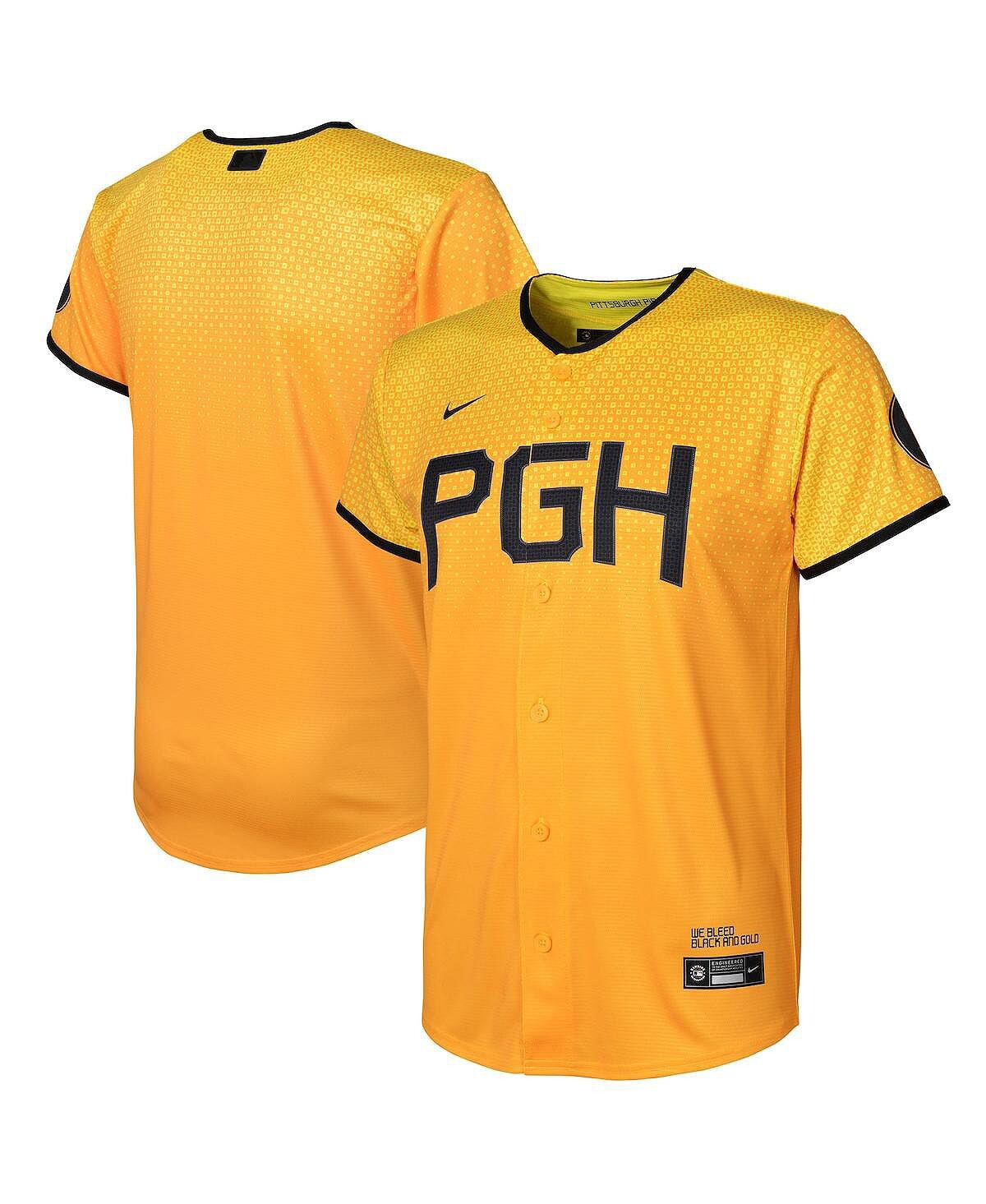 Реплика Джерси Big Boys Gold Pittsburgh Pirates 2023 City Connect Nike
Реплика Джерси Big Boys Gold Pittsburgh Pirates 2023 City Connect Nike