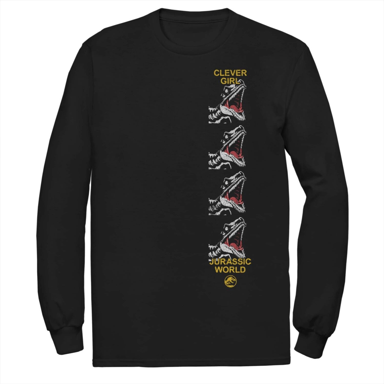 Мужская футболка Jurassic World Clever Raptor Head с принтом спереди Licensed Character, черный
Мужская футболка Jurassic World Clever Raptor Head с принтом спереди Licensed Character, черный