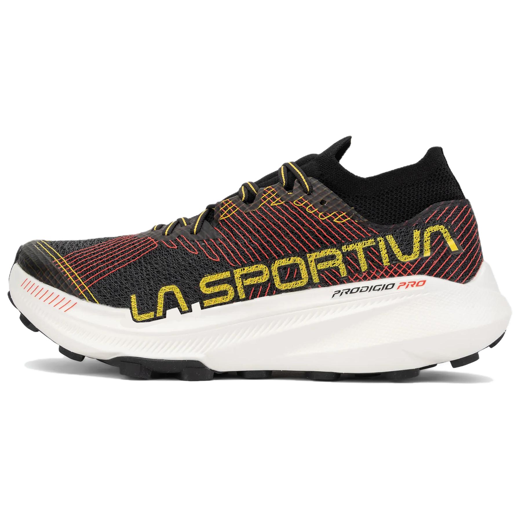 La Sportiva Мужские износостойкие низкие беговые кроссовки Prodigio Pro, черный с желтыми вставками
La Sportiva Мужские износостойкие низкие беговые кроссовки Prodigio Pro, черный с желтыми вставками
