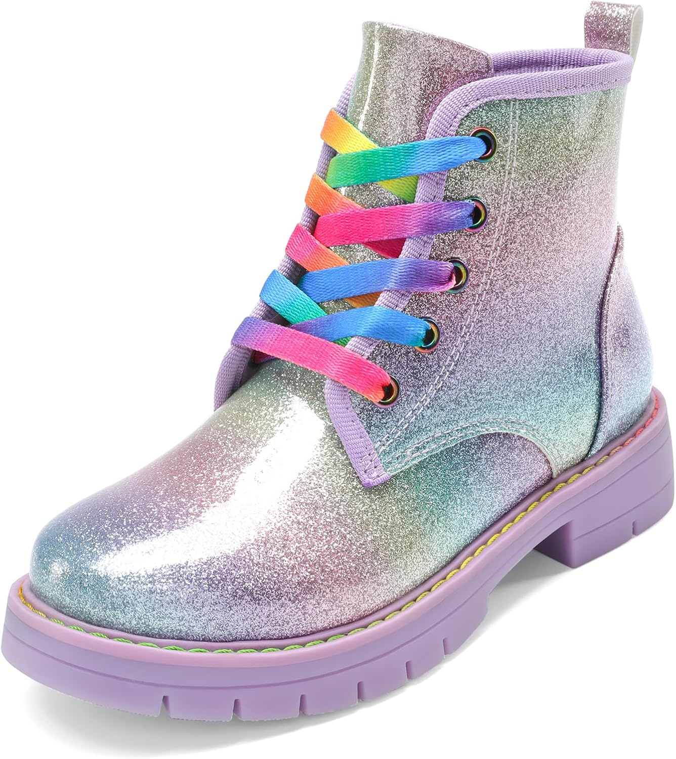 Ботинки DREAM PAIRS для девочек и мальчиков с блестками, на молнии сбоку, с шнуровкой, для малышей/детей младшего возраста/старших детей, Rainbow
Ботинки DREAM PAIRS для девочек и мальчиков с блестками, на молнии сбоку, с шнуровкой, для малышей/детей младшего возраста/старших детей, Rainbow