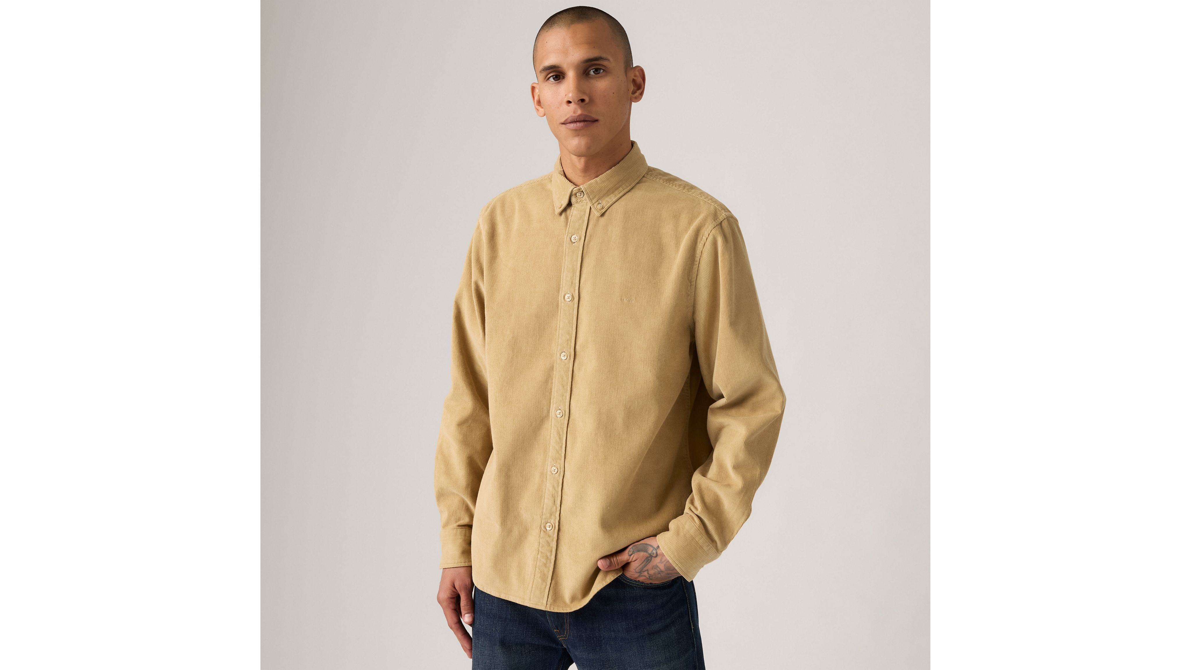 Настоящая вельветовая рубашка на пуговицах Levi's, Starfish - White
Настоящая вельветовая рубашка на пуговицах Levi's, Starfish - White