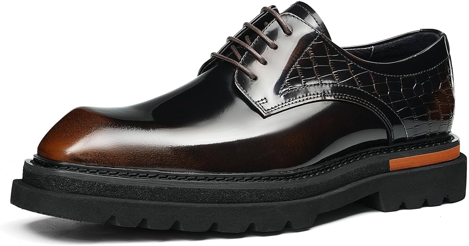 Мужские дресc-туфли дерби с квадратным носком, шнуровка на 4 отверстия, полуброчные, формальные и повседневные, модель 25883 Windhana, коричневый
Мужские дресc-туфли дерби с квадратным носком, шнуровка на 4 отверстия, полуброчные, формальные и повседневные, модель 25883 Windhana, коричневый