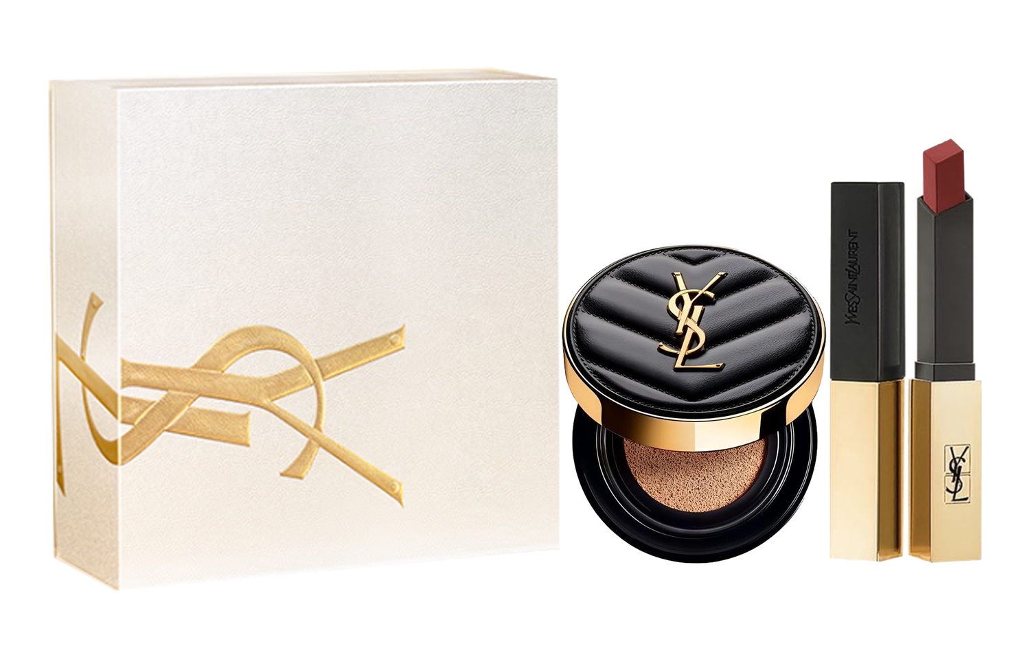 Наборы для макияжа для женщин Saint Laurent, two-piece set: slim tube pure lipstick #1966 2.2g+new mingcai светлый cushion foundation #b20 14g
Наборы для макияжа для женщин Saint Laurent, two-piece set: slim tube pure lipstick #1966 2.2g+new mingcai светлый cushion foundation #b20 14g