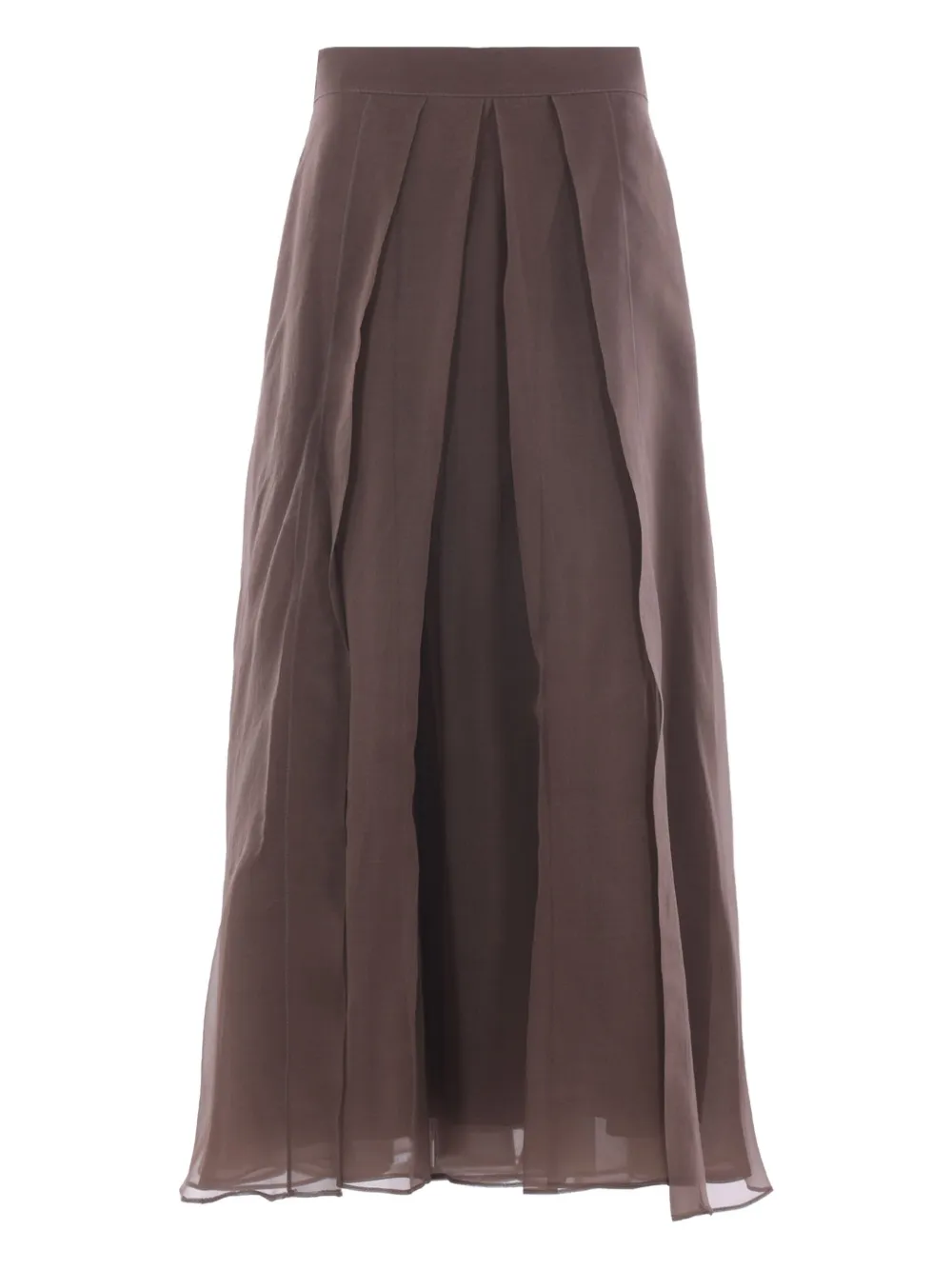 Юбка миди со складками Brunello Cucinelli, коричневый
Юбка миди со складками Brunello Cucinelli, коричневый
