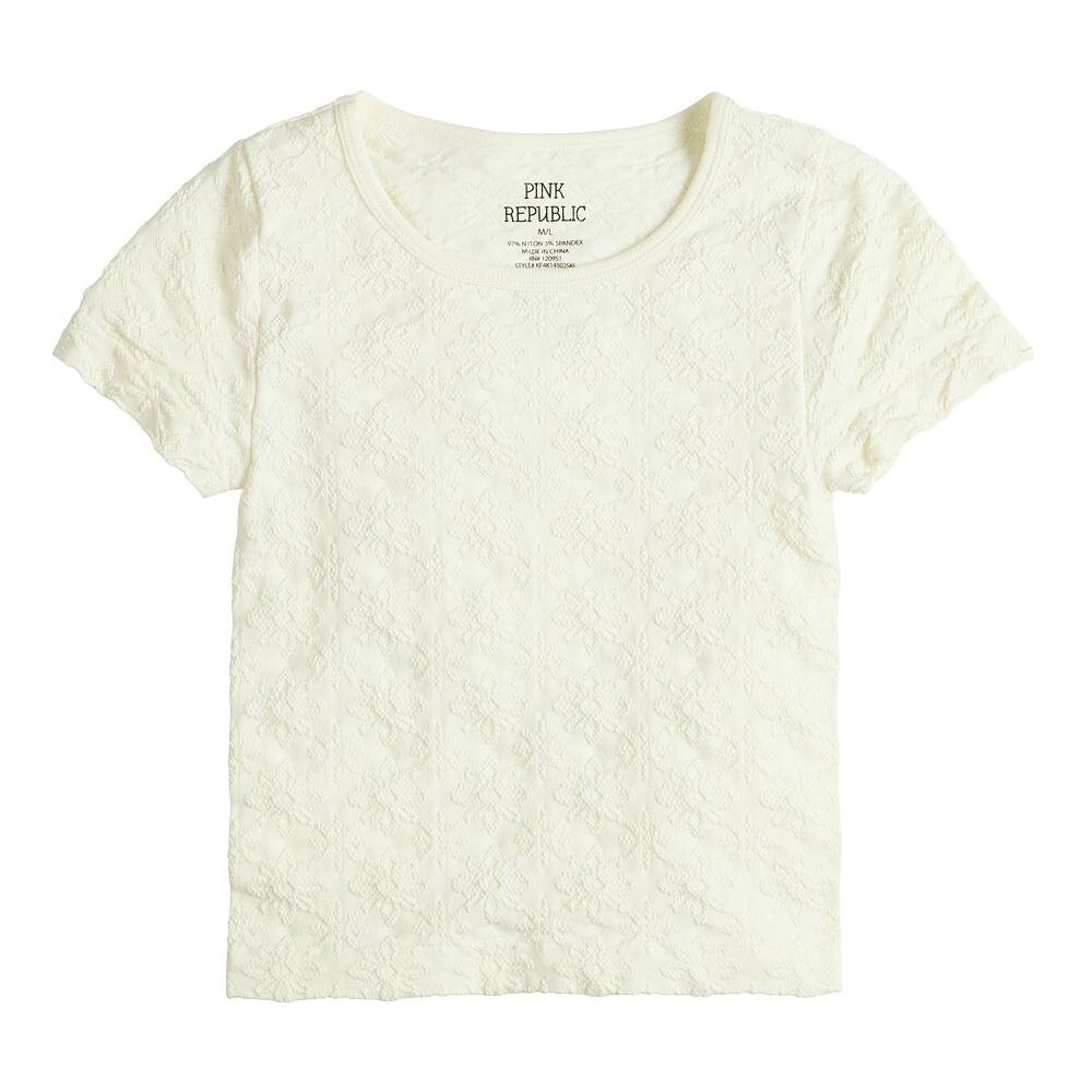 Бесшовный топ Pink Republic с короткими рукавами и цветочным принтом для девочек 6–20 лет, стандартного и большого размера, цвет Ivory
Бесшовный топ Pink Republic с короткими рукавами и цветочным принтом для девочек 6–20 лет, стандартного и большого размера, цвет Ivory