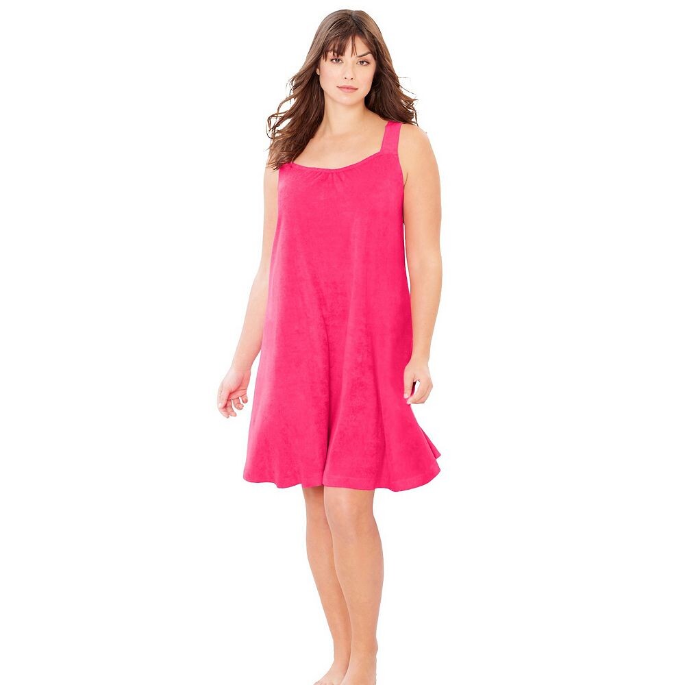 Женский махровый шезлонг без рукавов Dreams & Co. больших размеров, цвет Pink Burst
Женский махровый шезлонг без рукавов Dreams & Co. больших размеров, цвет Pink Burst