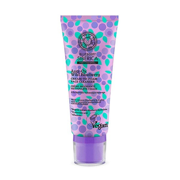 Крем-пенка для очищения лица Anti-Ox Wild Blueberry Cream 100 мл Natura Siberica
Крем-пенка для очищения лица Anti-Ox Wild Blueberry Cream 100 мл Natura Siberica
