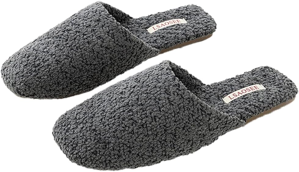Домашние тапочки с подкладкой из флиса для женщин и мужчин, модные шлепанцы, элегантная обувь для дома, сандалии для улицы и дома Yafirgeer, серый
Домашние тапочки с подкладкой из флиса для женщин и мужчин, модные шлепанцы, элегантная обувь для дома, сандалии для улицы и дома Yafirgeer, серый