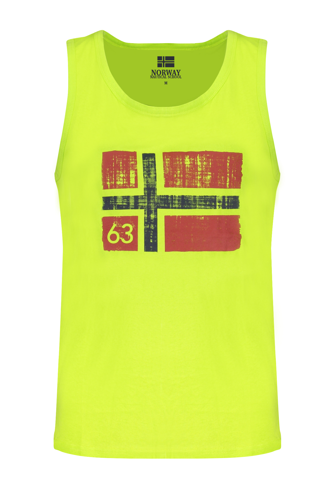 Мужская майка Norway 1963 хлопковая с принтом, желто-зеленый
Мужская майка Norway 1963 хлопковая с принтом, желто-зеленый
