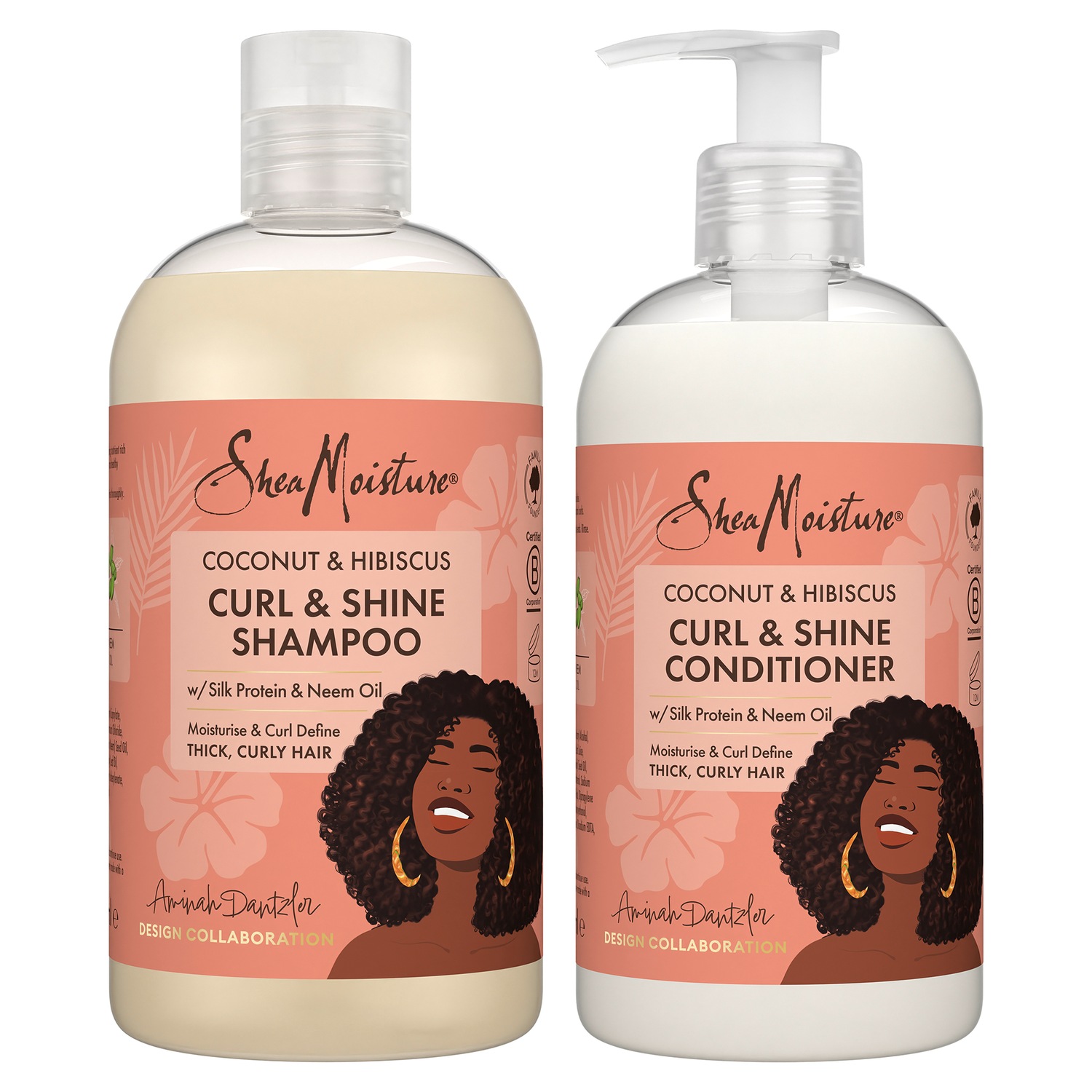 Шампунь coconut hibiscus curl and shine shampoo and conditioner set Shea Moisture, количество 1 шт.
Шампунь coconut hibiscus curl and shine shampoo and conditioner set Shea Moisture, количество 1 шт.