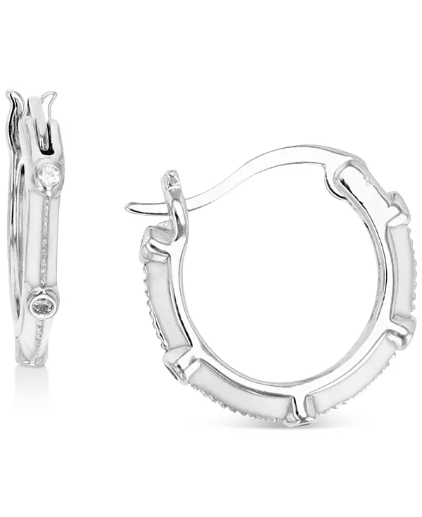 Маленькие серьги-кольца с кубическим цирконием и эмалью, 0,55 дюйма Macy'S, white/silver
Маленькие серьги-кольца с кубическим цирконием и эмалью, 0,55 дюйма Macy'S, white/silver