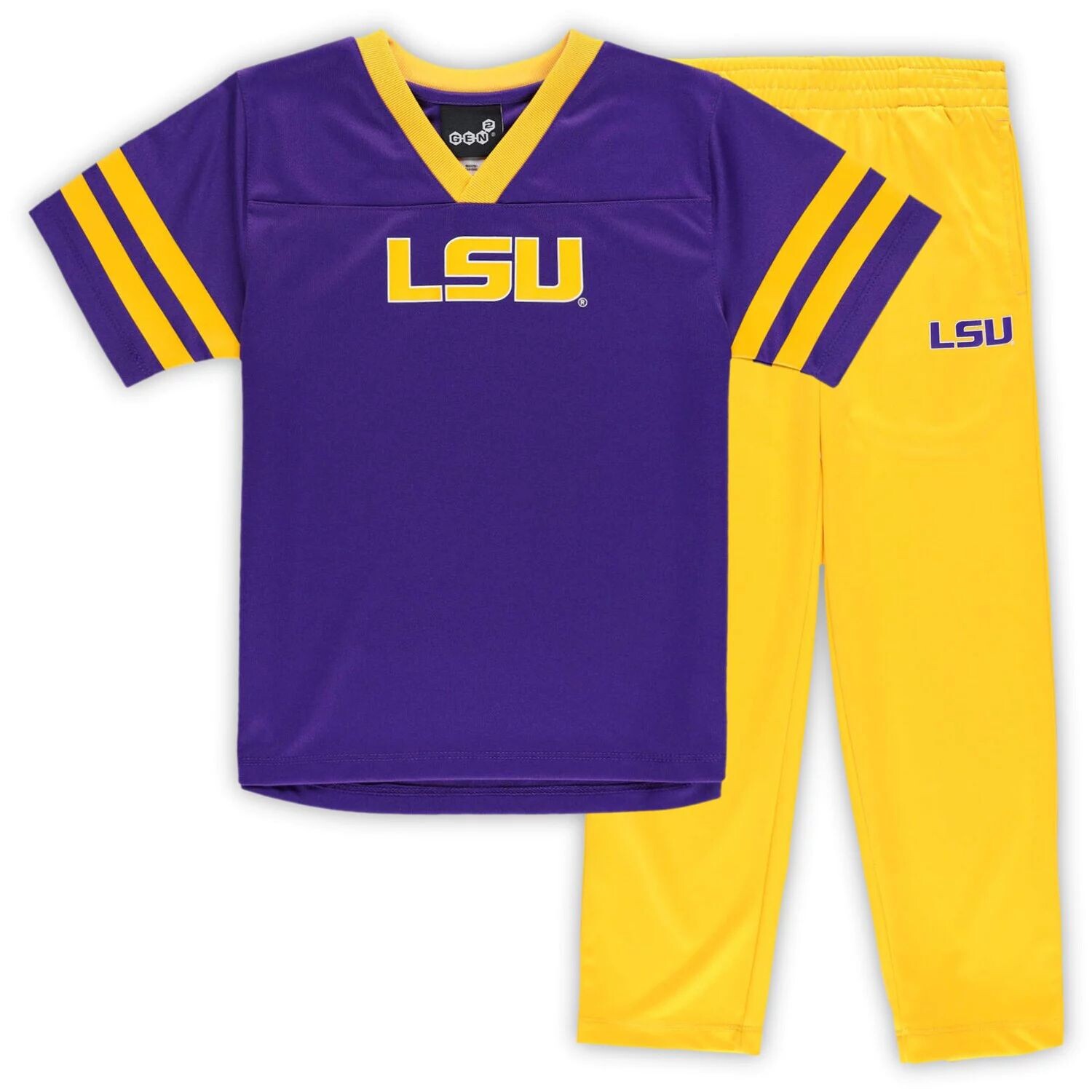Комплект из джерси и брюк LSU Tigers Red Zone фиолетового/золотого цвета для дошкольников Outerstuff, Фиолетовый, Комплект из джерси и брюк LSU Tigers Red Zone фиолетового/золотого цвета для дошкольников Outerstuff
Комплект из джерси и брюк LSU Tigers Red Zone фиолетового/золотого цвета для дошкольников Outerstuff, Фиолетовый, Комплект из джерси и брюк LSU Tigers Red Zone фиолетового/золотого цвета для дошкольников Outerstuff