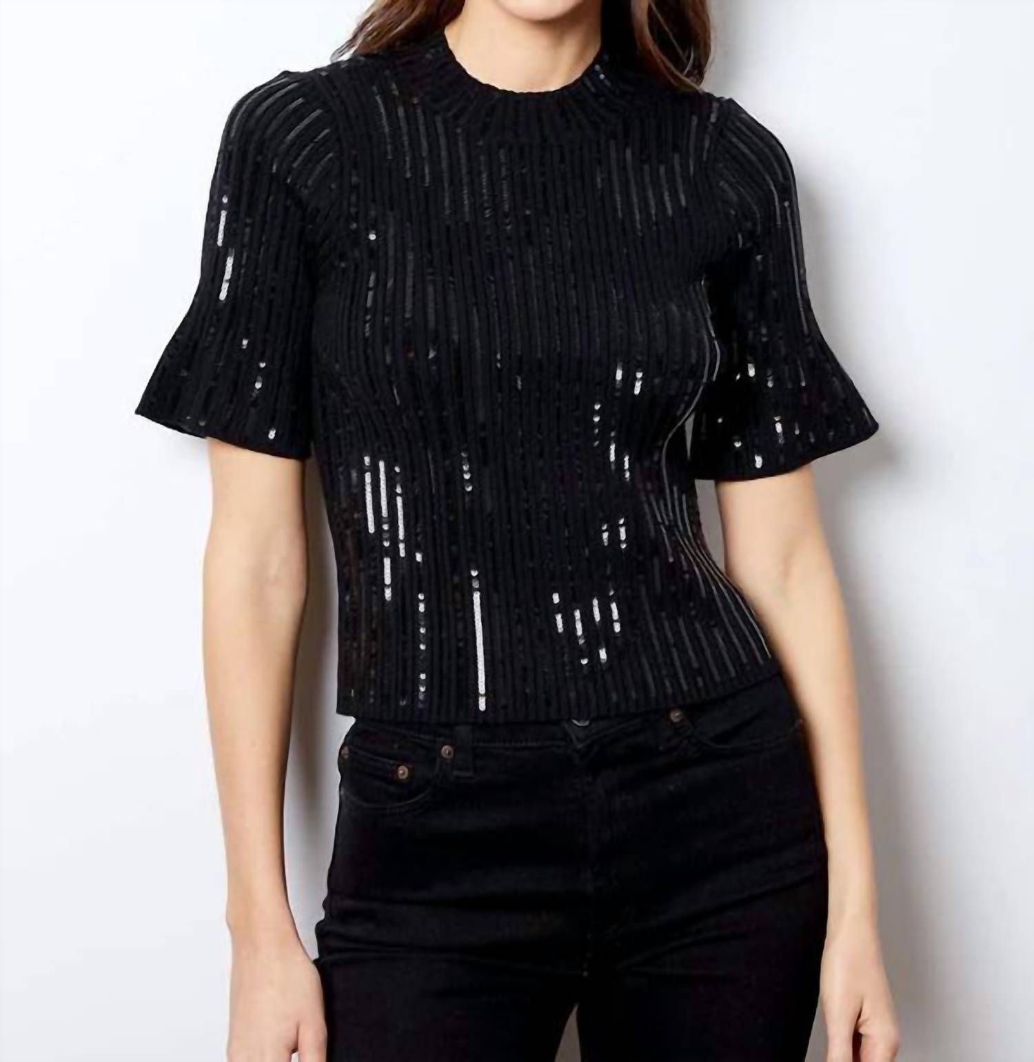 Свитер Delaney с короткими рукавами черного цвета dh NEW YORK
Свитер Delaney с короткими рукавами черного цвета dh NEW YORK