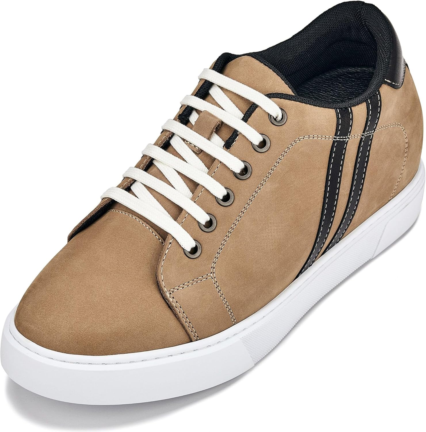 Мужские невидимые подъемные туфли CALTO - серые замшевые кожаные кроссовки на шнуровке - увеличивают рост на 7 см - модель K1550 - размер 7.5 D(M) US
Мужские невидимые подъемные туфли CALTO - серые замшевые кожаные кроссовки на шнуровке - увеличивают рост на 7 см - модель K1550 - размер 7.5 D(M) US