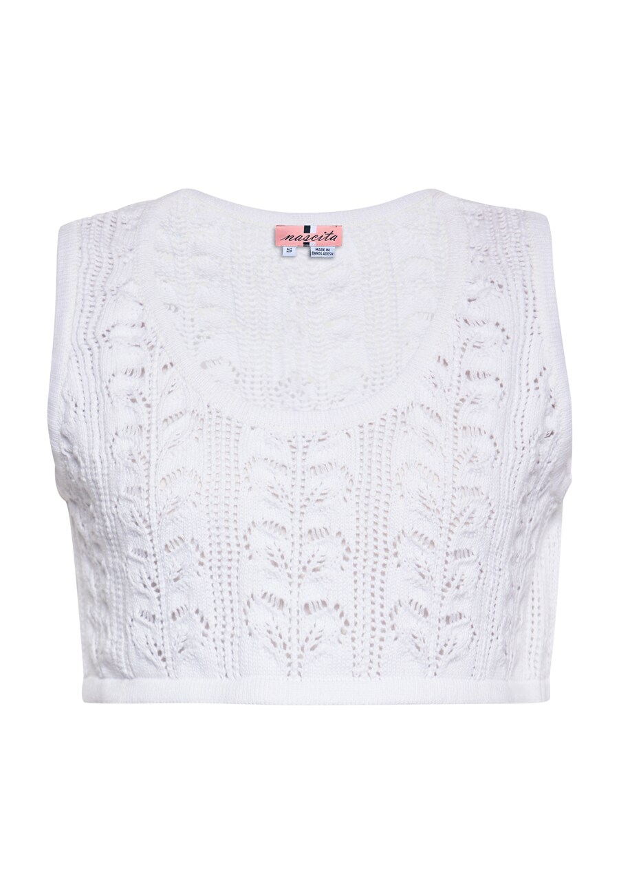 Вязаный топ swirly, белый
Вязаный топ swirly, белый