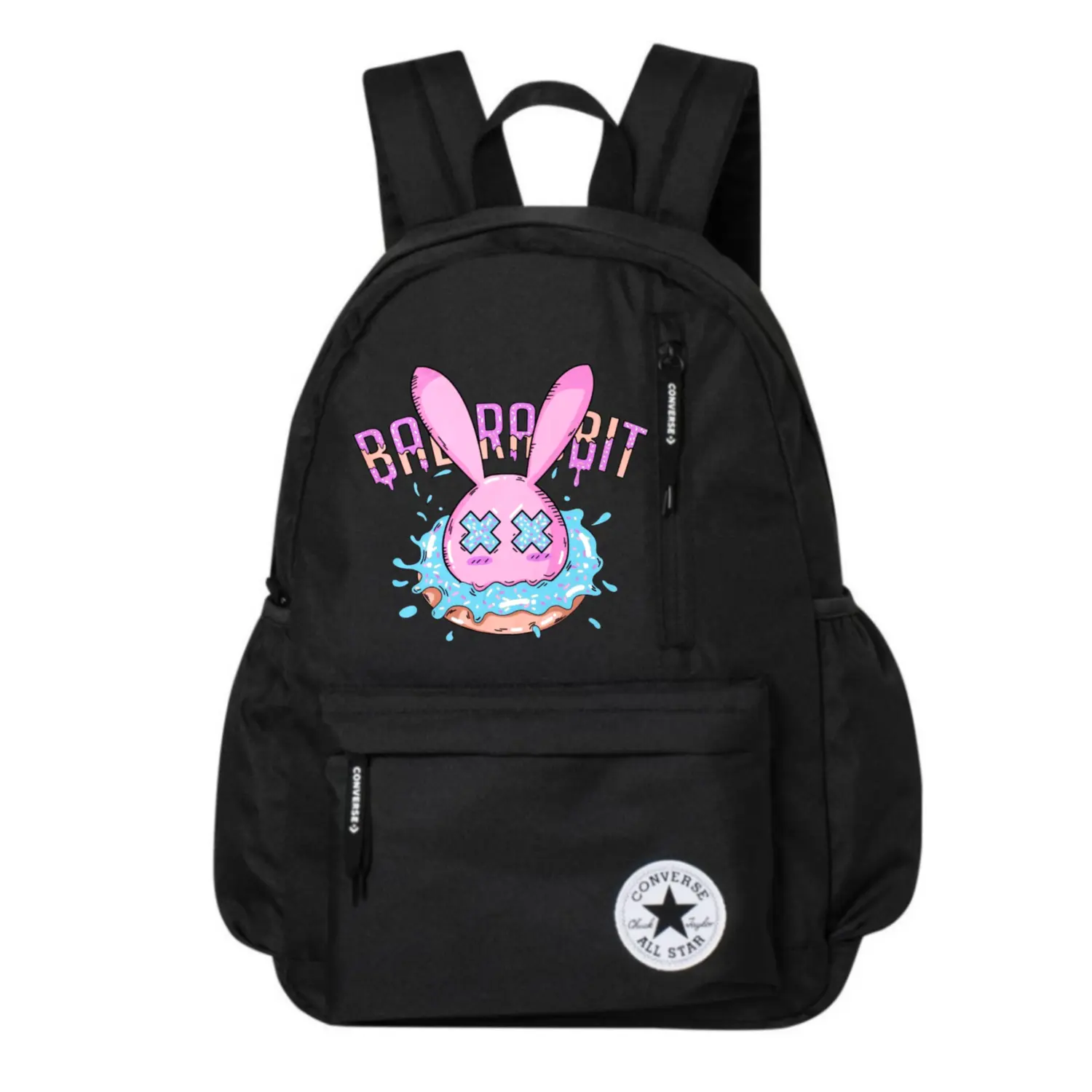 Converse Полиэстеровый рюкзак среднего размера унисекс черный, Rabbit
Converse Полиэстеровый рюкзак среднего размера унисекс черный, Rabbit