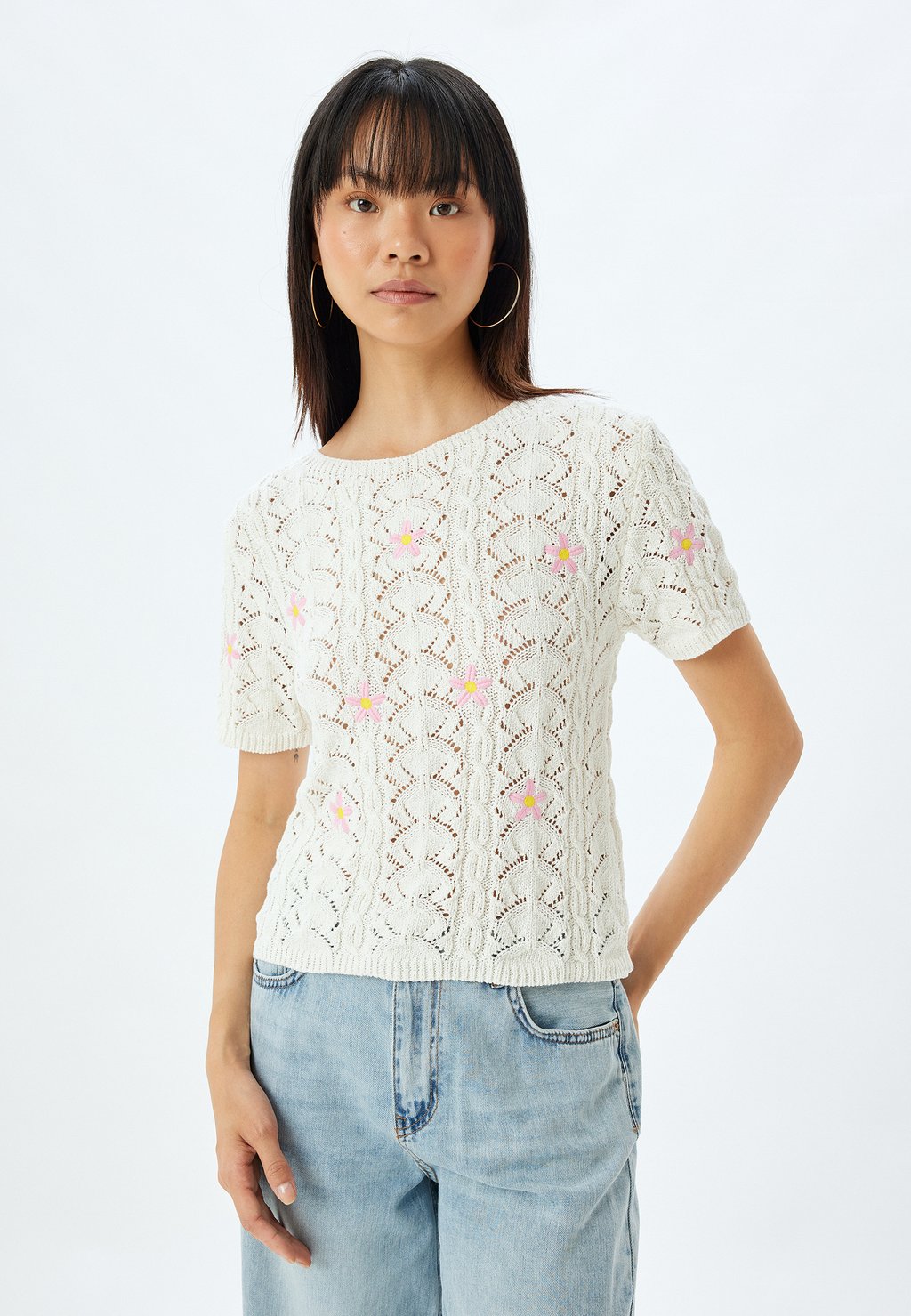 Джемпер Koton, белый 
Джемпер Koton, белый