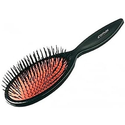 Пневматическая щетка с 11 рядами щетинок и красной подушкой, Comair 
Пневматическая щетка с 11 рядами щетинок и красной подушкой, Comair