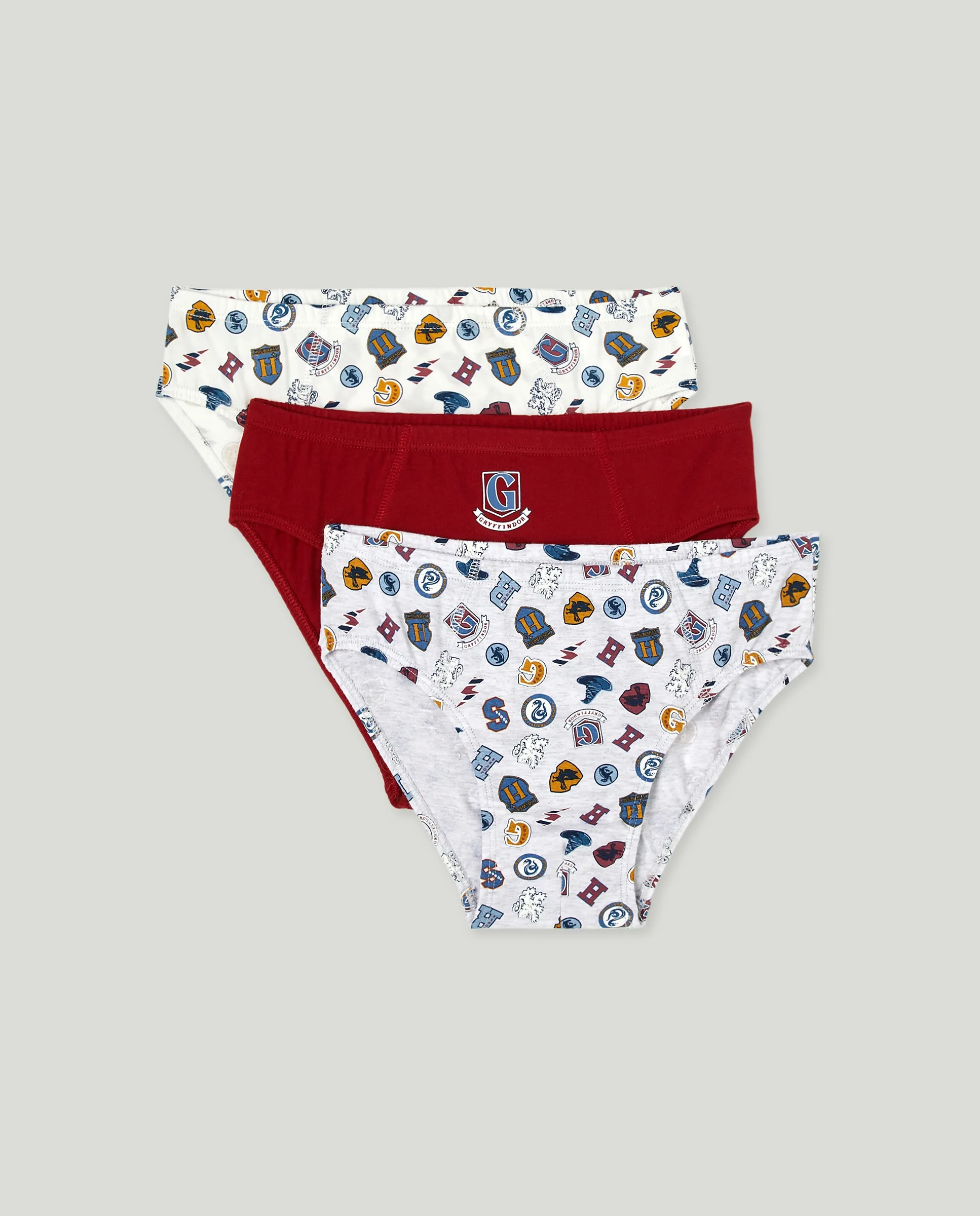 Набор из 3 трусов для мальчика Гарри Поттер Cotton Juice, многоцветный
Набор из 3 трусов для мальчика Гарри Поттер Cotton Juice, многоцветный