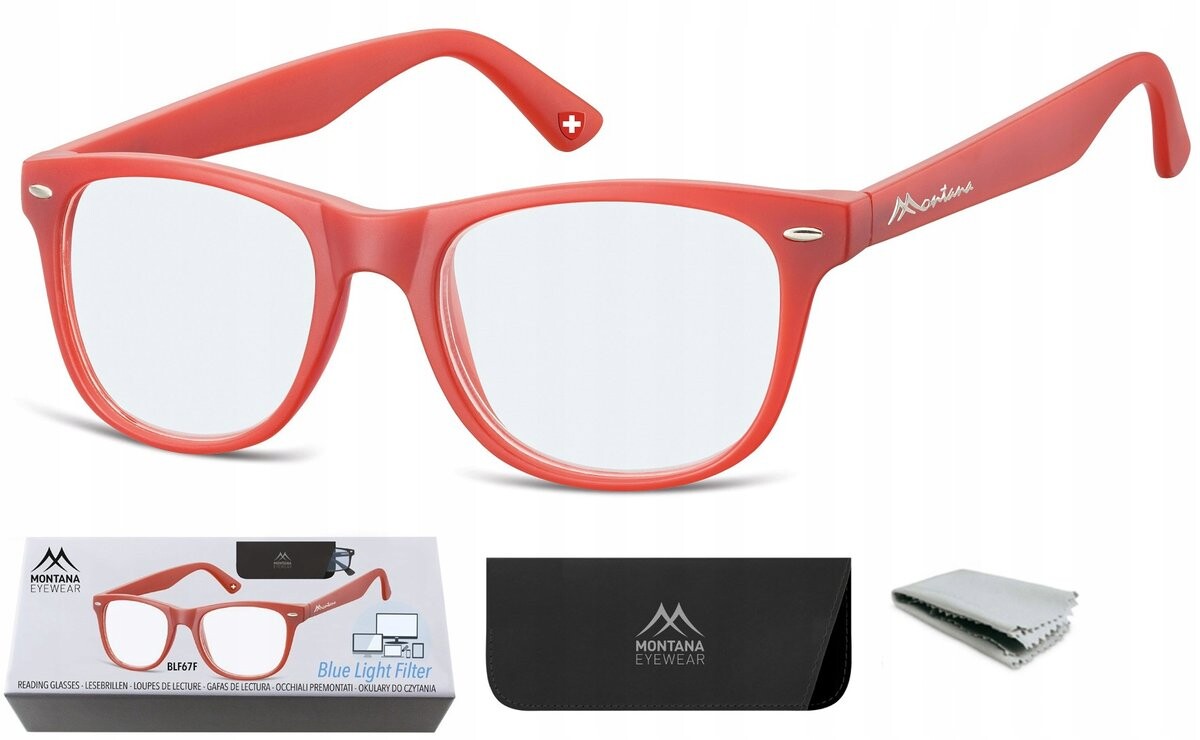 Очки для чтения компьютера Плюсы с антибликовым покрытием Inna Marka, цвет индиго