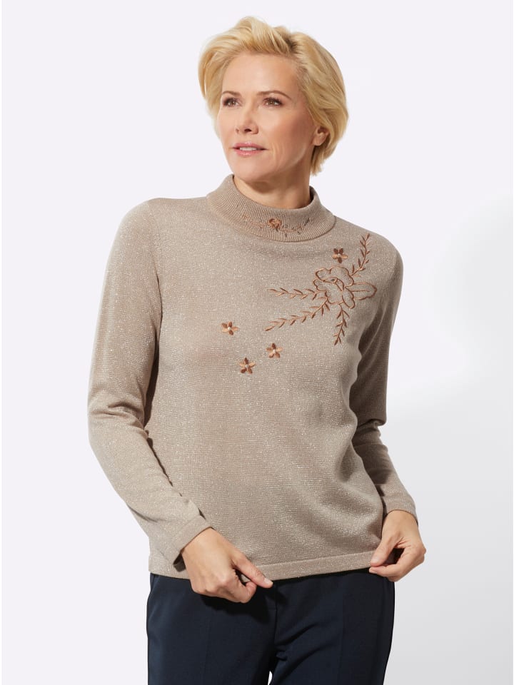 Свитер с воротником-стойкой бежевого цвета WITT WEIDEN
Свитер с воротником-стойкой бежевого цвета WITT WEIDEN