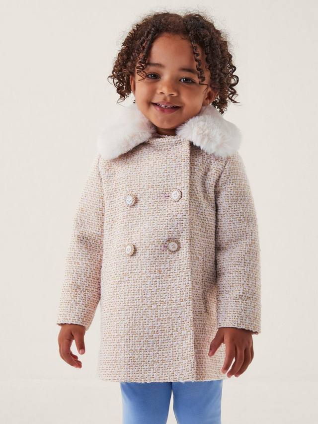 Пальто с воротником из искусственного меха в стиле бэби твид Monsoon, Cream
Пальто с воротником из искусственного меха в стиле бэби твид Monsoon, Cream