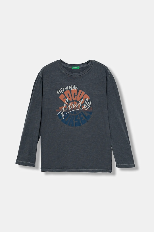 Детская хлопковая кофта с длинным рукавом United Colors Of Benetton, черный
Детская хлопковая кофта с длинным рукавом United Colors Of Benetton, черный