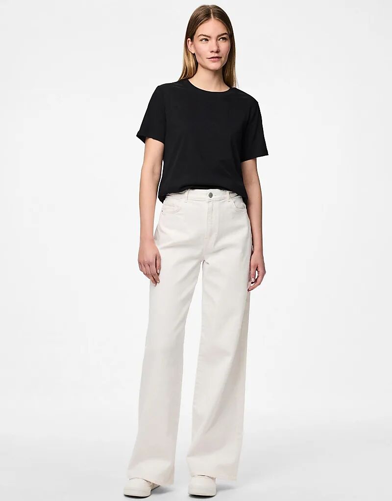 Джинсы Pieces Wide Fit ярко-белого цвета
Джинсы Pieces Wide Fit ярко-белого цвета