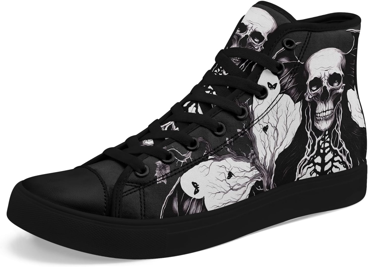 Высокие кеды на шнуровке AWSOLE Gothic Skull для мужчин и женщин, смелый и дерзкий дизайн кроссовок для повседневной носки, плоская подошва для ходьбы, белый/черный/серый
Высокие кеды на шнуровке AWSOLE Gothic Skull для мужчин и женщин, смелый и дерзкий дизайн кроссовок для повседневной носки, плоская подошва для ходьбы, белый/черный/серый