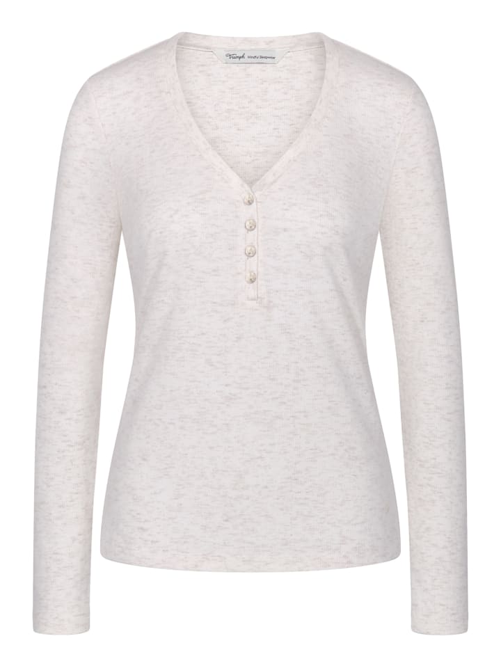 Рубашка с длинным рукавом Triumph, светло-серый меланж
Рубашка с длинным рукавом Triumph, светло-серый меланж