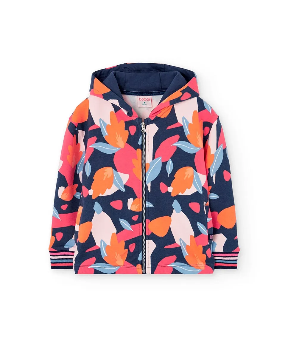 Детское худи с принтом и молнией Boboli, темно-синий/оранжевый
Детское худи с принтом и молнией Boboli, темно-синий/оранжевый