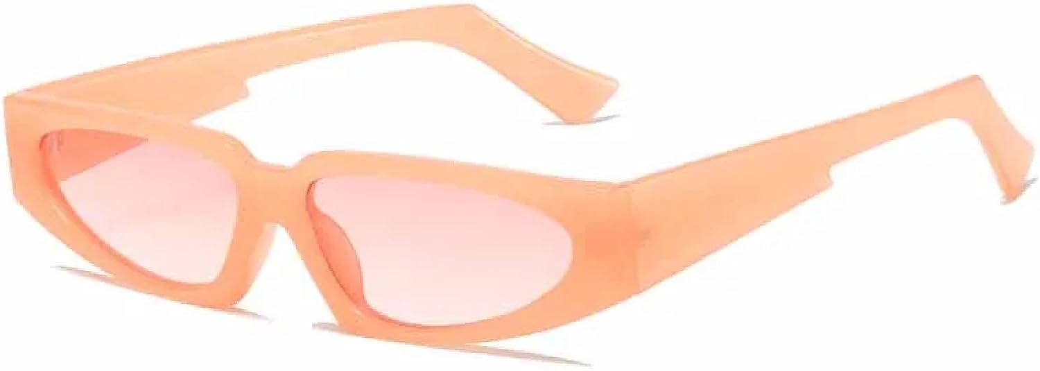 Солнцезащитные очки в форме «кошачий глаз» с узкой треугольной оправой, классический, простой дизайн, конфетные цвета, защита от УФ-излучения UV400 TKKTLLT, Jelly Orange Pink
Солнцезащитные очки в форме «кошачий глаз» с узкой треугольной оправой, классический, простой дизайн, конфетные цвета, защита от УФ-излучения UV400 TKKTLLT, Jelly Orange Pink