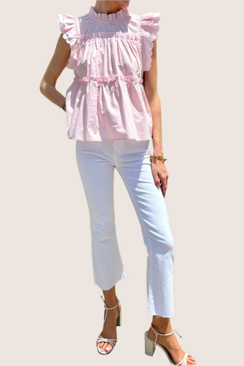 Топ с гребешком и ярусами в розовом цвете Joy Joy
Топ с гребешком и ярусами в розовом цвете Joy Joy