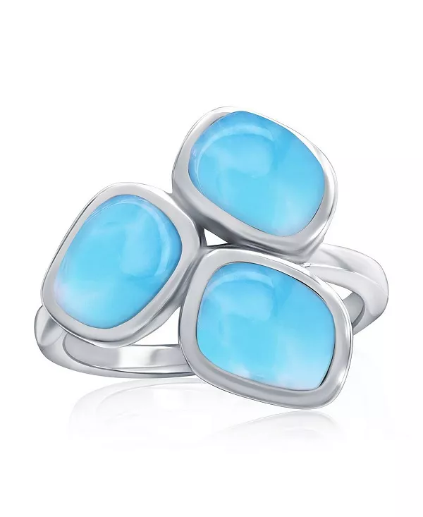 Кольцо из стерлингового серебра с несколькими ларимарами неправильной формы Caribbean Treasures, larimar
Кольцо из стерлингового серебра с несколькими ларимарами неправильной формы Caribbean Treasures, larimar