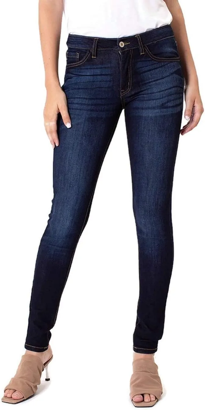 Kan Can Women's Denim-Blue Five Pocket Basic Mid Rise Super Skinny Jeans
Kan Can Women's Denim-Blue Five Pocket Basic Mid Rise Super Skinny Jeans