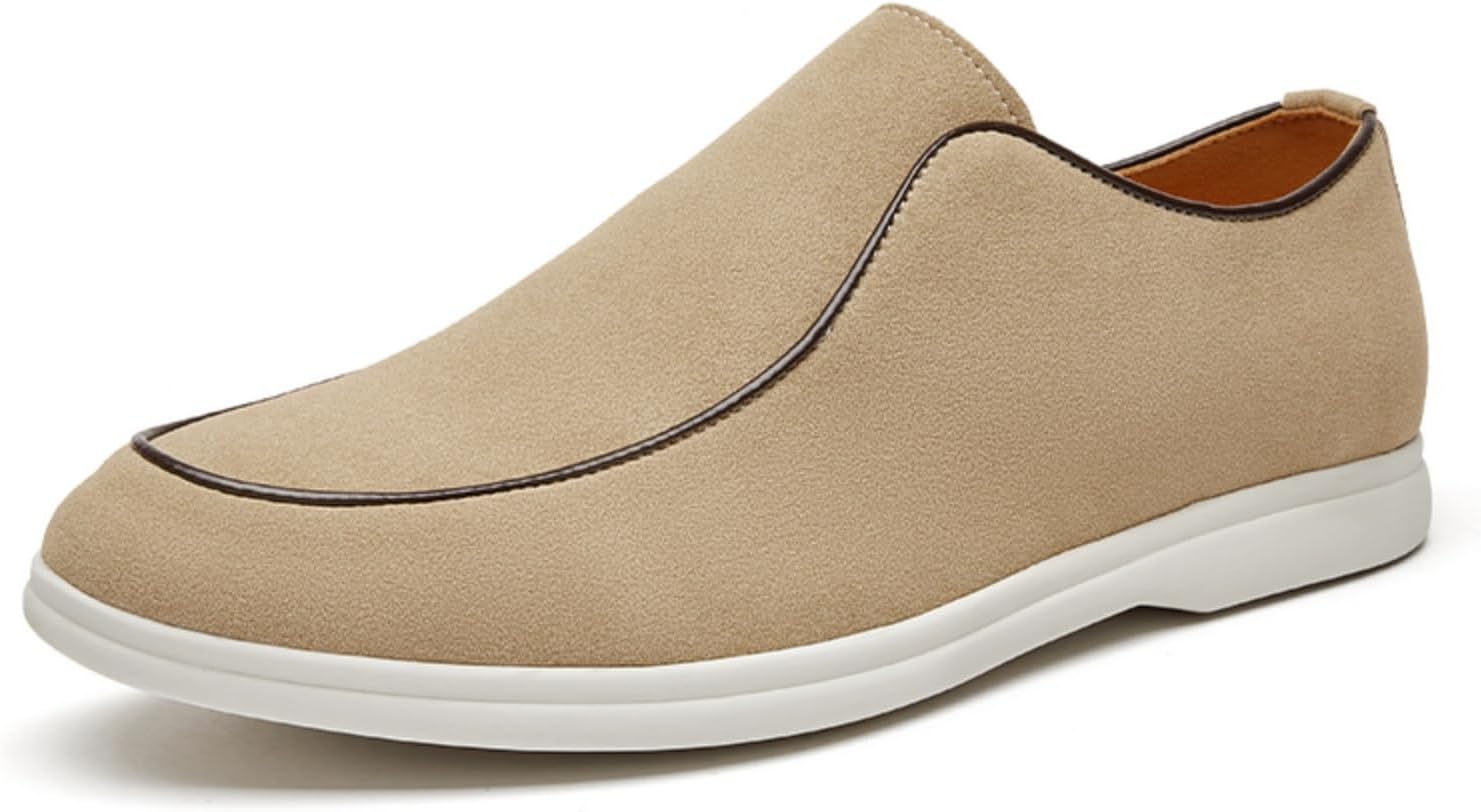 Мужские слипоны-лоферы из замши с круглым носком, низкие, нескользящие, повседневные, удобные, легкие и дышащие, прогулок, работы в офисе, гольфа, путешествий и ежедневной носки, пенни-лоферы Yrzhgdl, бежевый
Мужские слипоны-лоферы из замши с круглым носком, низкие, нескользящие, повседневные, удобные, легкие и дышащие, прогулок, работы в офисе, гольфа, путешествий и ежедневной носки, пенни-лоферы Yrzhgdl, бежевый