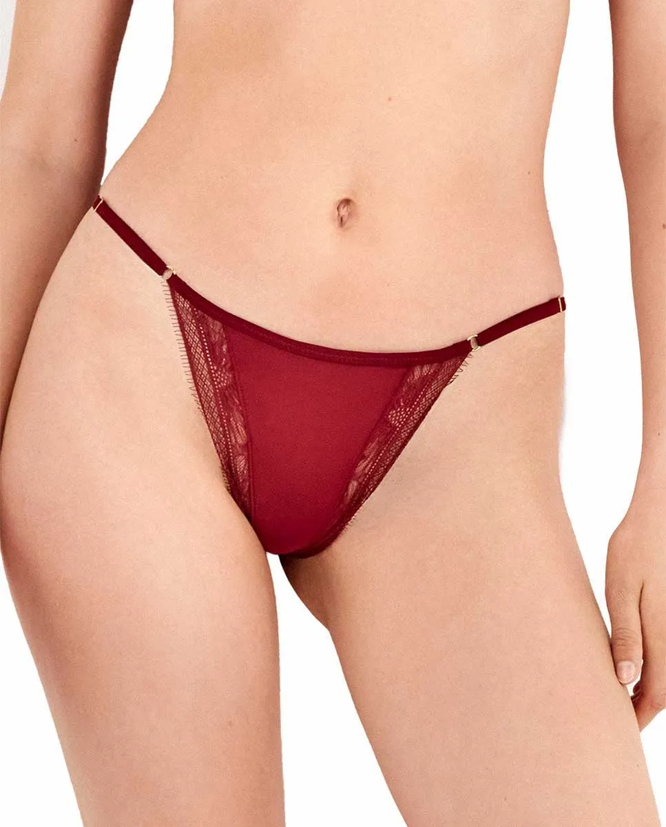 Бразильские трусики на бретельках Gisela, красный
Бразильские трусики на бретельках Gisela, красный