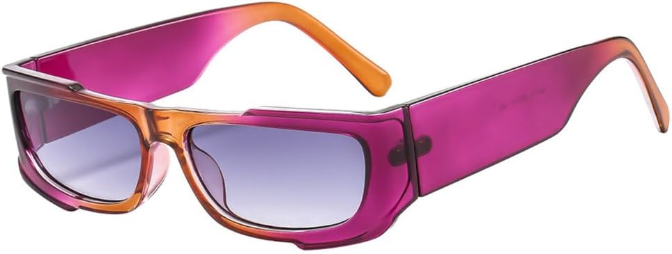 Прямоугольные солнцезащитные очки, модные, винтажные, с градиентными оттенками, конфетные цвета, трендовые, популярные, с защитой от УФ-излучения UV400 LJTJTAV, Purple
Прямоугольные солнцезащитные очки, модные, винтажные, с градиентными оттенками, конфетные цвета, трендовые, популярные, с защитой от УФ-излучения UV400 LJTJTAV, Purple