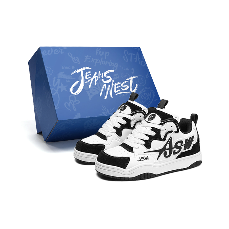 Мужские легкие нескользящие низкие кроссовки для скейтбординга, увеличивающие рост JEANSWEST, Black White
Мужские легкие нескользящие низкие кроссовки для скейтбординга, увеличивающие рост JEANSWEST, Black White