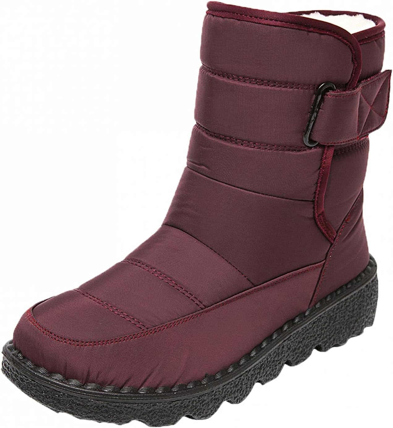 Зимние снежные ботинки Hbeylia для женщин и мужчин, унисекс, водонепроницаемые, с термальной флисовой подкладкой, красный
Зимние снежные ботинки Hbeylia для женщин и мужчин, унисекс, водонепроницаемые, с термальной флисовой подкладкой, красный