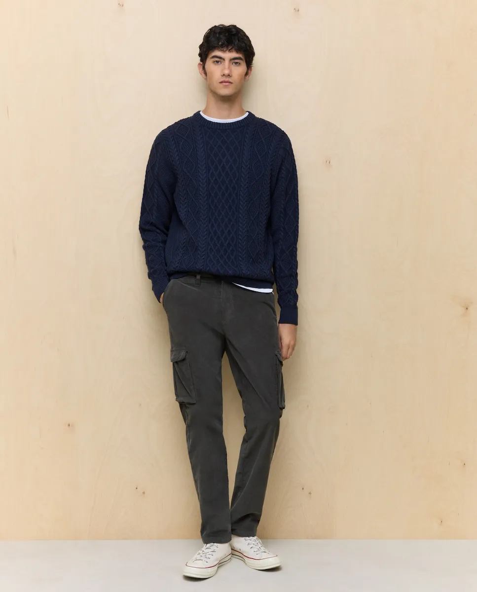 Мужские узкие брюки с множеством карманов из стрейчевый вельвет Easy Wear, хаки
Мужские узкие брюки с множеством карманов из стрейчевый вельвет Easy Wear, хаки