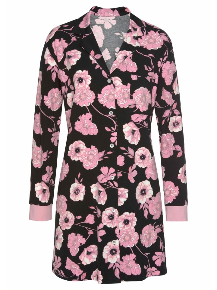 Ночная рубашка LASCANA, цвет rosa-schwarz-geblümt-gemustert
Ночная рубашка LASCANA, цвет rosa-schwarz-geblümt-gemustert